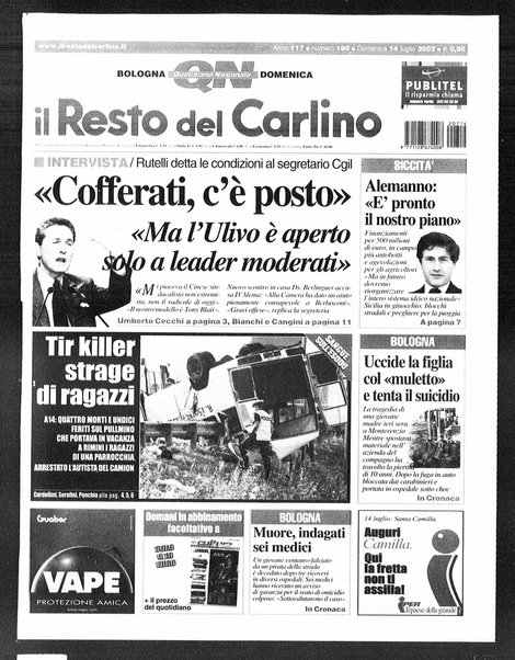 Il Resto del Carlino : giornale dell'Emilia